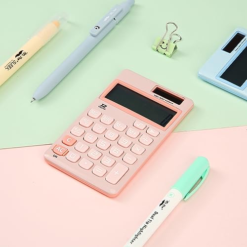 Mr. Pen Light Pink 12-Digit Solar Calculator - 1 Pack