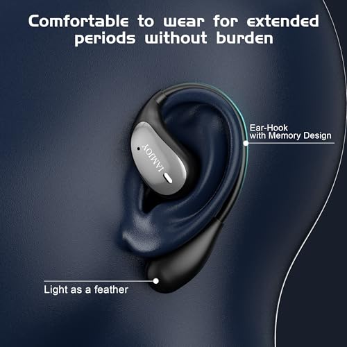 IAMJOY Language Translation Earbuds, 163 Two Way AI Translator Earbuds Language Translator OWS Earbuds Real Time 3-in-1 Online Translator Device with APP Fit iOS £¦ Android for Travel Business Learning