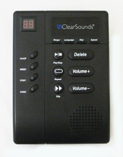 CLEAR SOUNDS-Digital Amplified Answering Machine with