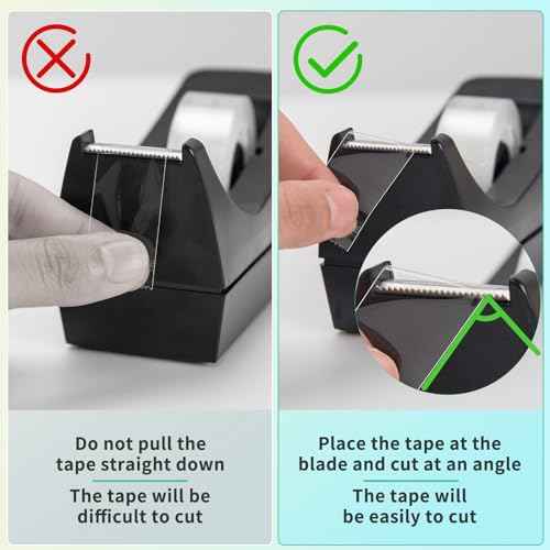OWLKELA 4 Rolls Transparent Tape Refills, Clear Tape, All-Purpose Transparent Glossy Tape for Office, Home, School