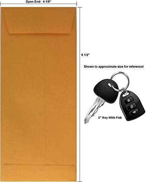 Key Drop Envelope #7215-500 Qty. (P1)