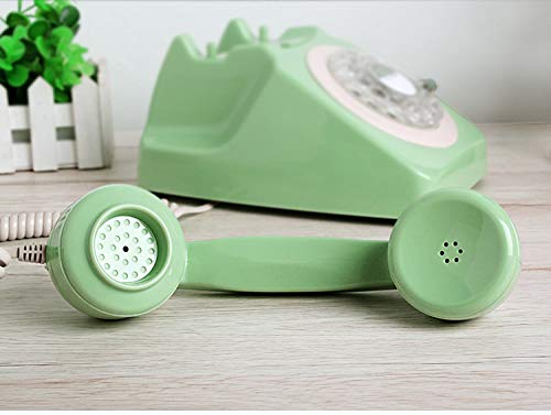 Benotek Telephone, Corded Landline Phones for Home, Retro Old Fashion Home Phone with Rotary Dial Keypad, Antique Old Fashion Telephones Novelty Gift for Decoration
