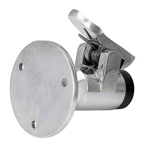 RedSnake Marine Grade 316 Stainless Steel Heavy Door Stopper Catch Set Surface Mirror Treatment Boats Yachts Ships Hatch Stopper Soft Stop and Catch Anti-Collision Holder Hold Keep Door Open (2PCS)