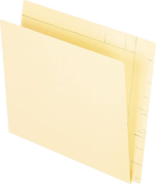 Pendaflex 16640 Conversion Folders, Straight Cut, Top Tab, Letter, Manila (Box of 100)