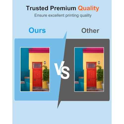 LC201XL Ink Cartridges High Yield (4 Pack, BK/C/M/Y) - Replacement for Brother LC201BK LC201C LC201M LC201Y LC203 XL Ink Cartridge Work with MFC-J460DW MFC-J480DW MFC-J485DW Printer