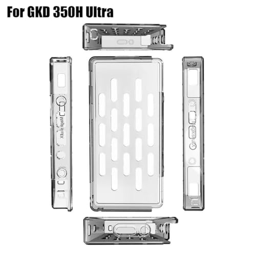 Clear TPU Protective Case for GKD 350H Ultra Console - Shockproof & Heat Dissipation, One Size