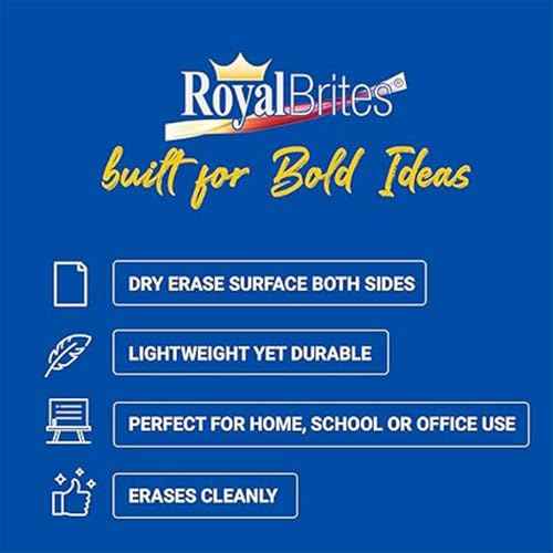 Royal Brites Variety Pack Fluorescent Poster Board, 22 x 28 Inches, Assorted Neon, 5-Sheet Pack (23407)