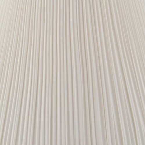 Aspen Creative 33055, Hardback Empire Transitional Spider Lamp Shade, Mushroom Pleated Off-White, 7" Top x 13" Bottom x 10" Slant