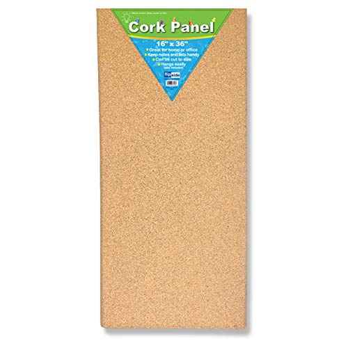 Flipside FLP37016 Cork Panel, 16" Width, 36" Length