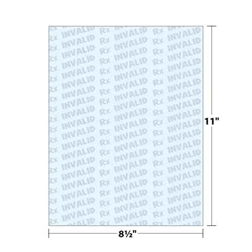 Blue Security Prescription Paper - 250 Sheets