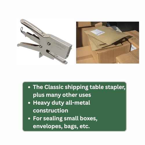 KP-R31 Heavy Duty Manual Plier Stapler - Blunt, Sword and Bag Sealer anvils Included. for Staples STCR5019, STH5019, JK694, Rapid 73. 1/4" - 1/2" SIM HD31 10540310
