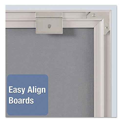 Quartet Matrix Modular Magnetic Whiteboard, 16" x 16", Includes Tray and Marker, Silver Aluminum Frame (M1616)