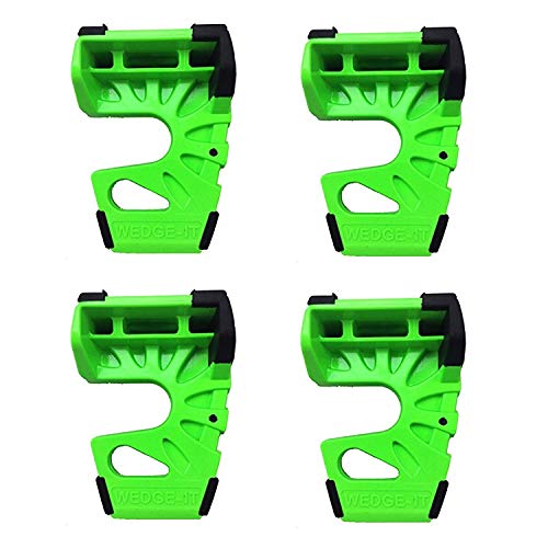 Wedge-It - The Ultimate Door Stop - Lime Green (4 PACK)