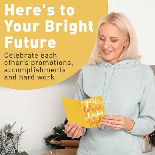 Sweetzer & Orange S&O Fun Congratulations Cards with Envelopes - Pack of 24 Colorful Encouragement Notes with covers - Appreciation, Recognition Cards for Coworkers - Boxed Compliment notes-