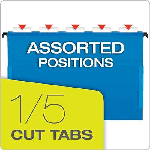 Pendaflex Hanging Files, Blue (PFX59303), Legal