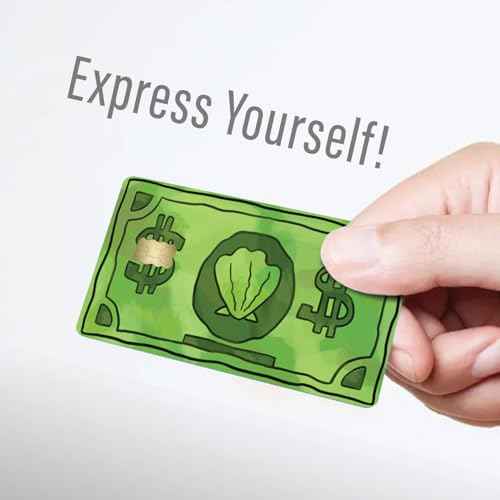 Credit Card Skin Sticker Cover Decal Wrap 3-Pack ? Funny Sea Bucks Currency Design ? Durable Vinyl Stickers for Cards - CCS006