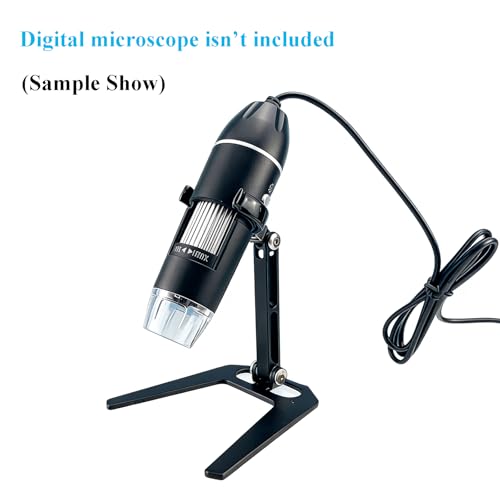 Cainda Aluminum Alloy Microscope Stand for USB & WiFi Digital Microscope - Only Stand