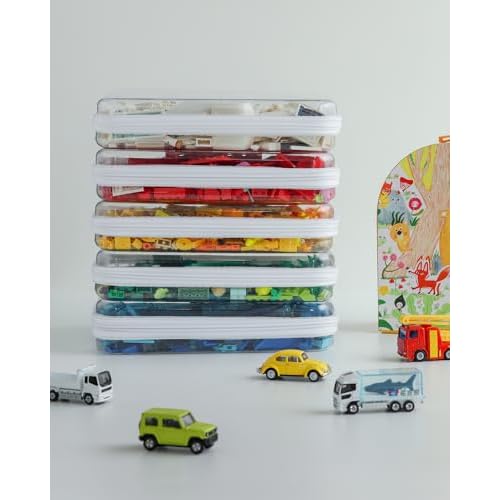 3PCS Large Clear Hard Shell Zippered Case, Diaper Bag Organizing Pouches, Waterproof Cosmetic Bag, Kid's Toy Storage Organizer Bins, Pencil Case, Halloween Thanksgiving Storage Bins