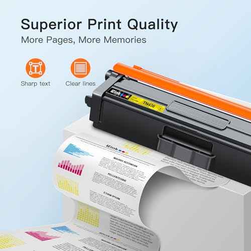 E-Z Ink TN436 Toner Cartridge Replacement for Brother TN436 TN433 TN431 Toner to Use with Brother HL-L8260CDW, L8360CDW, MFC-L8690CDW, L8900CDW, DCP-L8410CDW Printers(Yellow ,1 Pack)