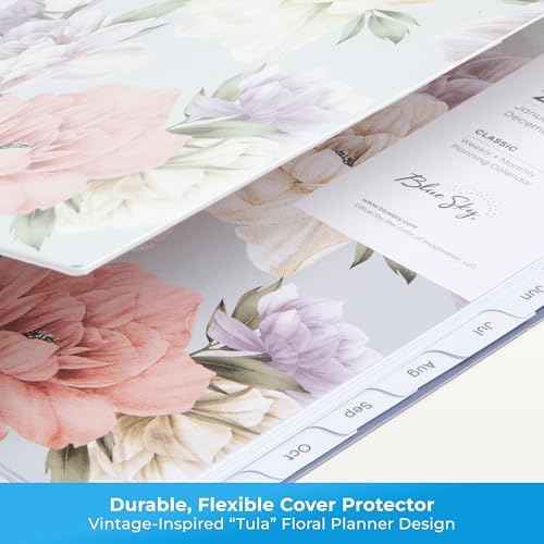 Blue Sky 2026 Weekly and Monthly Planner Calendar, January 2026 - December 2026, 8.5" x 11", Flexible Cover, Laminated Tabs, Durable Twin Wire Binding, Storage Pocket, Tula