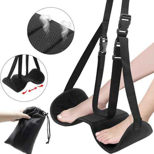 Airplane Footrest, Office Foot Hammock, Travel Accessories, Plane Footrest