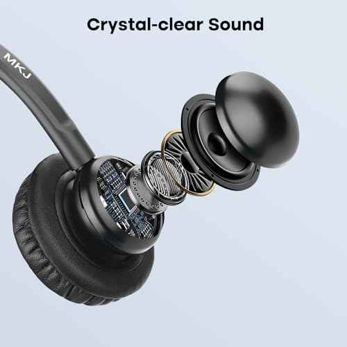 MKJ Noise Cancelling Cisco Headset with Microphone Dual Ear Wired Call Center Headphones for Office Phone Cisco CP-7821 7841 7861 8841 7942G 7931G 7940 7945G 7961 7962G 7965 7970G 7975G 8811 9951