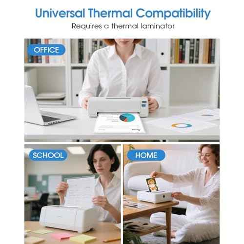KTRIO 5 MIL Laminating Sheets, Hold 8.5 x 11 Inches, 300 Pack Thermal Laminating Pouches, 9 x 11.5 Laminate Sheets for Laminator, Clear Lamination Sheet Paper, Letter Size, Office School Home Supplies