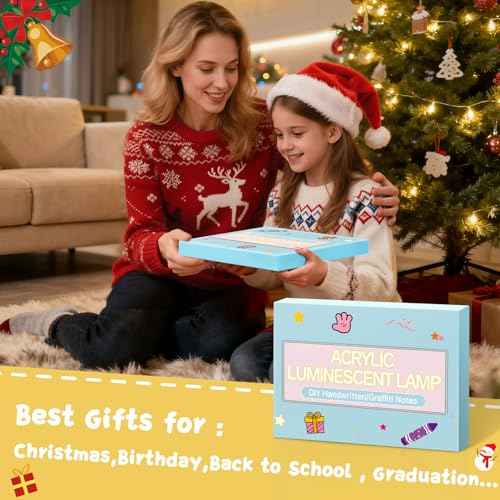Teen Girl Gifts - Led Drawing Board Gifts for Teenage Girls Christmas Birthday Gift - Light up Message Board with Stand Markers