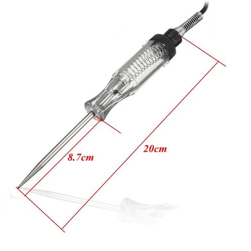 Eaglerich Voltage Tester - Auto Car & Motorcycle Circuit Detection Tool | 6V-24V Electrical Meter