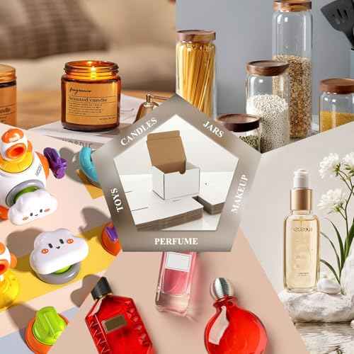 100 PCS Small Boxes for Shipping 4x3x3 Shipping Boxes for Business White Cardboard Boxes Small Mailing Box White Packing Box for Packing, Moving and Storage