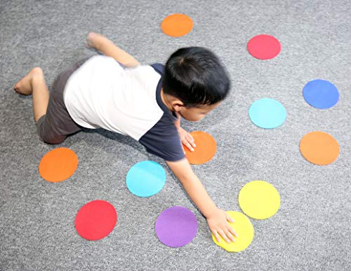Anitor Carpet Markers 5" Circle Pack of 30 for Kids Classroom & Training