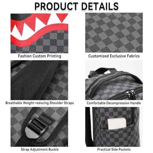 16" Premium PU Leather Backpack ? Sleek, Lightweight & Multi Daypack for Laptop (Grey, One Size)