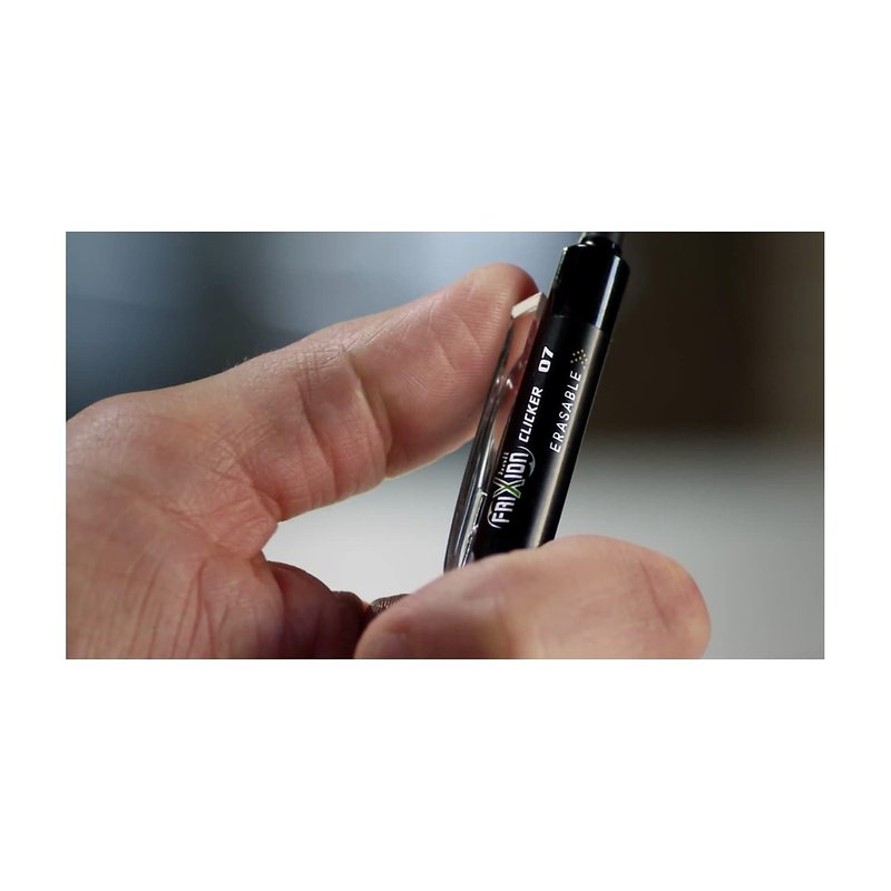 PILOT FriXion Clicker Erasable, Refillable & Retractable Gel Ink Pens, Fine Point, Black Ink, 2-Pack (31460)