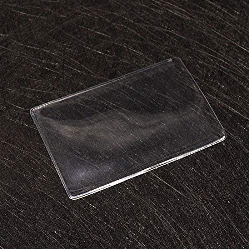 6 Pack Waterproof Medicare Card Holder Sleeves - Clear PVC ID Protectors