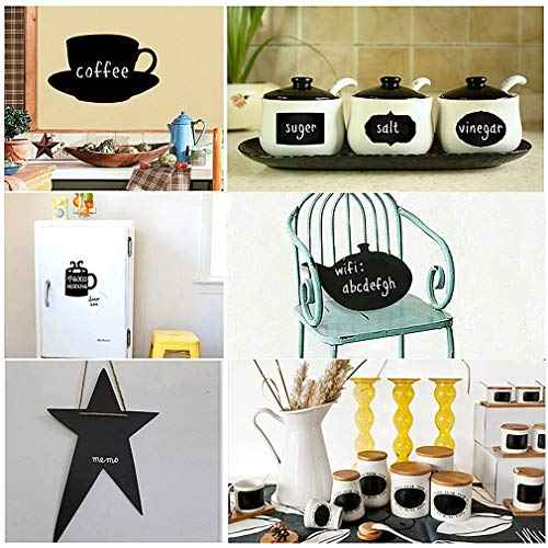 Oxdigi Extra Large Chalkboard Paper 23x394in Peel & Stick, Removable Blackboard Wall Decal for Kids Room, Easy Self Adhesive, Thick 0.3mm CPP Material