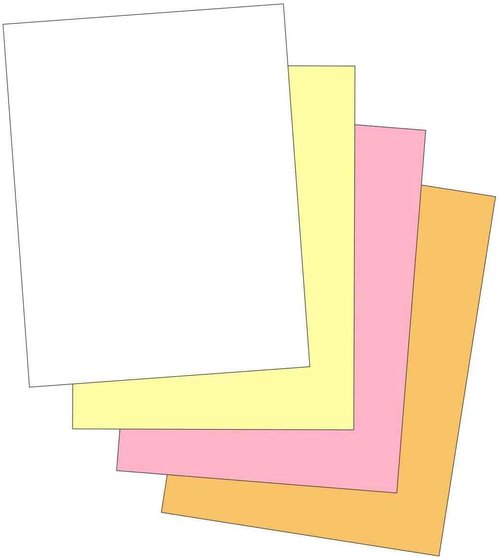 NextDayLabels - Superior Carbon-Less NCR, Pre Collated Paper, 500 Sheets Per Pack (8-1/2" x 11" 4 Part Reverse, 5915)