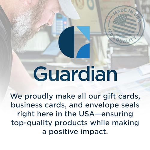 Guardian White Paper Coin Envelopes - Pack of 500, 3.5 x 6.5 Inches, Made in USA