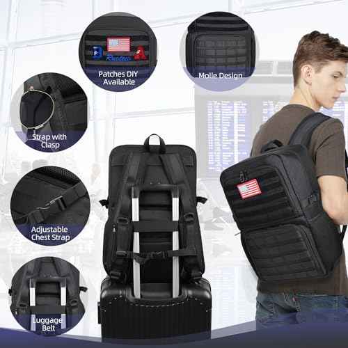 BERTASCHE Lunch Backpack, Work Backpack with Insulated Cooler Lunch Box 15.6 inch Laptop Backpack for Men Women, TSA Large Daypack for Commuter College Travel Picnic