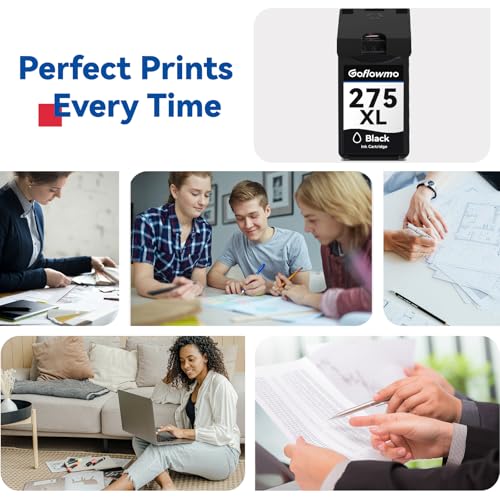 275XL PG-275XL Black Ink Cartridge Replacement for Canon 275 275XL PG-275 PG275XL Black Ink High Capacity compatible for PIXMA TR4720 TR4700 TR4722 TS3522 TS3500 TS3720 Printer Ink Cartridge(2 BK)