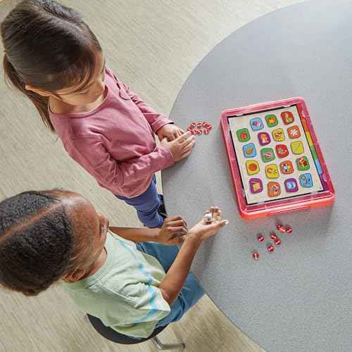 hand2mind Little Minds at Work Game Tray Set by Tara West, Includes Reading & Math Preschool Learning Activities, Science of Reading Manipulatives, Math Games for Kids, Teacher Supplies for Classroom