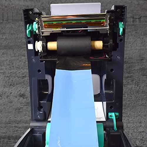 Thermal Transfer Black Resin Ribbon, 1/2" core Size, 4.33" X 298'
