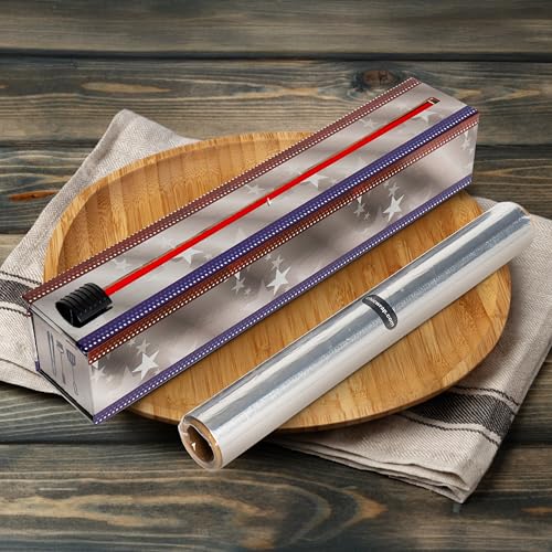 ChicWrap Patriotic Aluminum Foil Dispenser - Includes 12" x 30' Roll