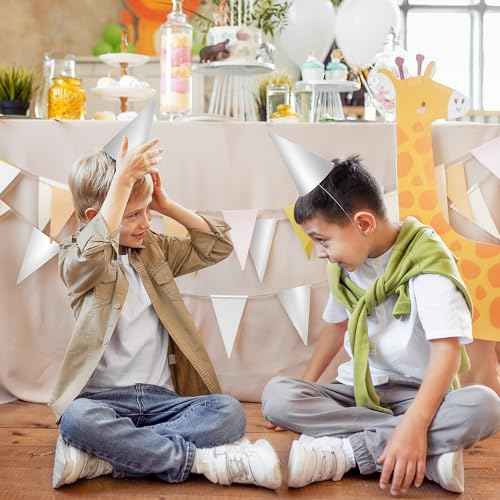 25 Sheets Sliver Mirror Cardstock Paper - 250gsm/92Ib Metallic Reflective Paper for Crafts, A4 Foil Cardstock for DIY Projects Birthday Party Decoration PAP20SR25