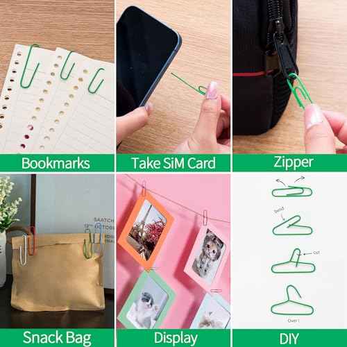 100pcs Gold Paper Clips,Large Paper Clip 2 Inch Jumbo Paperclips,Smooth Heavy Duty Clips Office Supplies Ideal for Bookmark