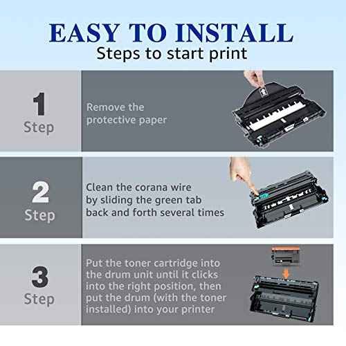 DR820 Drum Unit Compatible with Brother Printers ? Seamless Integration, Yields Up to 30,000 Pages ? Fits HL-L6200DW, HL-L5200DW, HL-L5100DN, MFC-L5900DW, MFC-L5700DW, MFC-L5800DW (Black, 1-Pack)