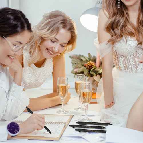 200pcs Thank You Pens Bulk Cute Multicolor Ballpoint Pen for Server Christmas Employee Appreciation Gifts for Nurse office Coworker Staff Team (Black)