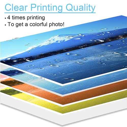 Markdomain Compatible Selphy CP1300 Ink and Paper, KP-108IN 4x6 Inch Photo Paper Glossy for Selphy CP1500 CP1300 CP1200 CP1000 CP910 Printers, 108 Sheets Photo Paper and 3 Color Ink Cartridges