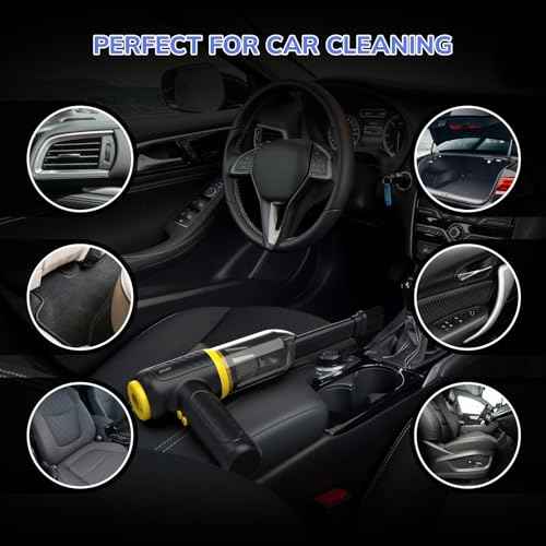 Compressed Air Duster, Perfect Replacement for Compressed Air Canisters, Keyboard Cleaner, Computer Cleaner, Cordless Air Duster, Up to 150,000 RPM, 9000mAh Duster