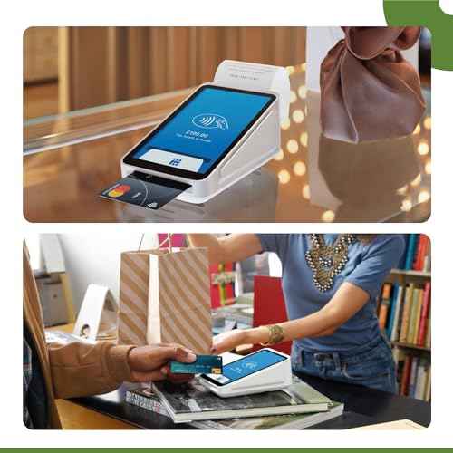 Thermal Paper for Square Terminal | 50 Rolls | Credit Card Receipt Paper Rolls Compatible with Square Terminal POS