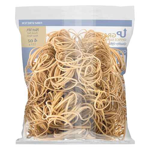 Upgrade Office Supply UPG23716 Rubber Bands, Size 16 (2-1/2 x 1/16), 450 Bands, 1/4 lb Bag, USA